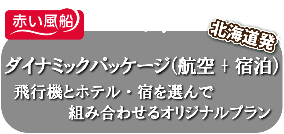 北海道発ダイナミックパッケージ