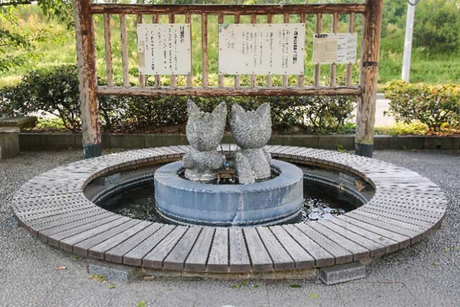 あったか広場の足湯
