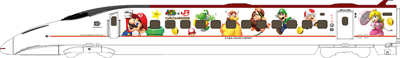マリオ新幹線 外観