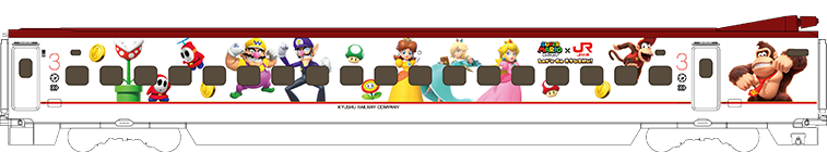 マリオ新幹線 側面