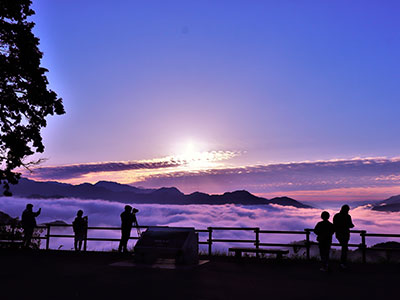 国見ケ丘の雲海の写真