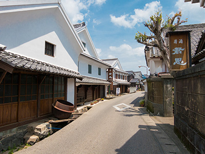 肥前浜宿の街並みの写真
