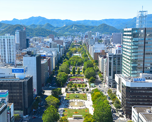 都市風景 札幌 大通公園