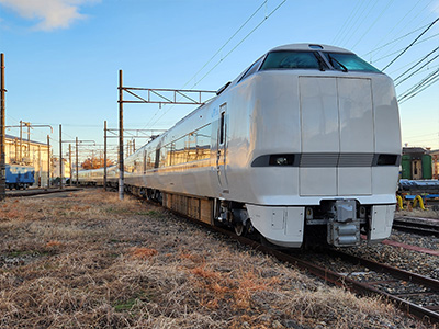 車両所に留置している車両の撮影