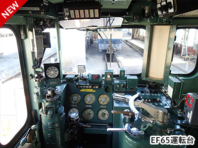 機関車（DD51・EF65）の運転台見学