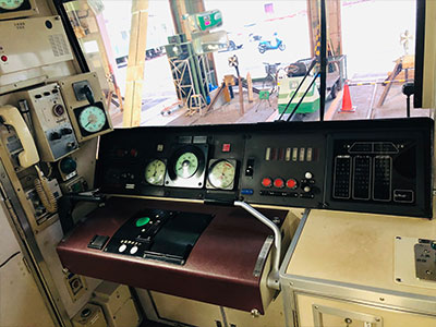 運転台見学・車掌体験