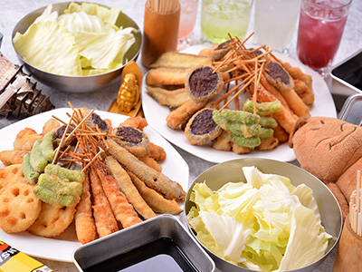 日本一の串かつ「横綱」 通天閣店