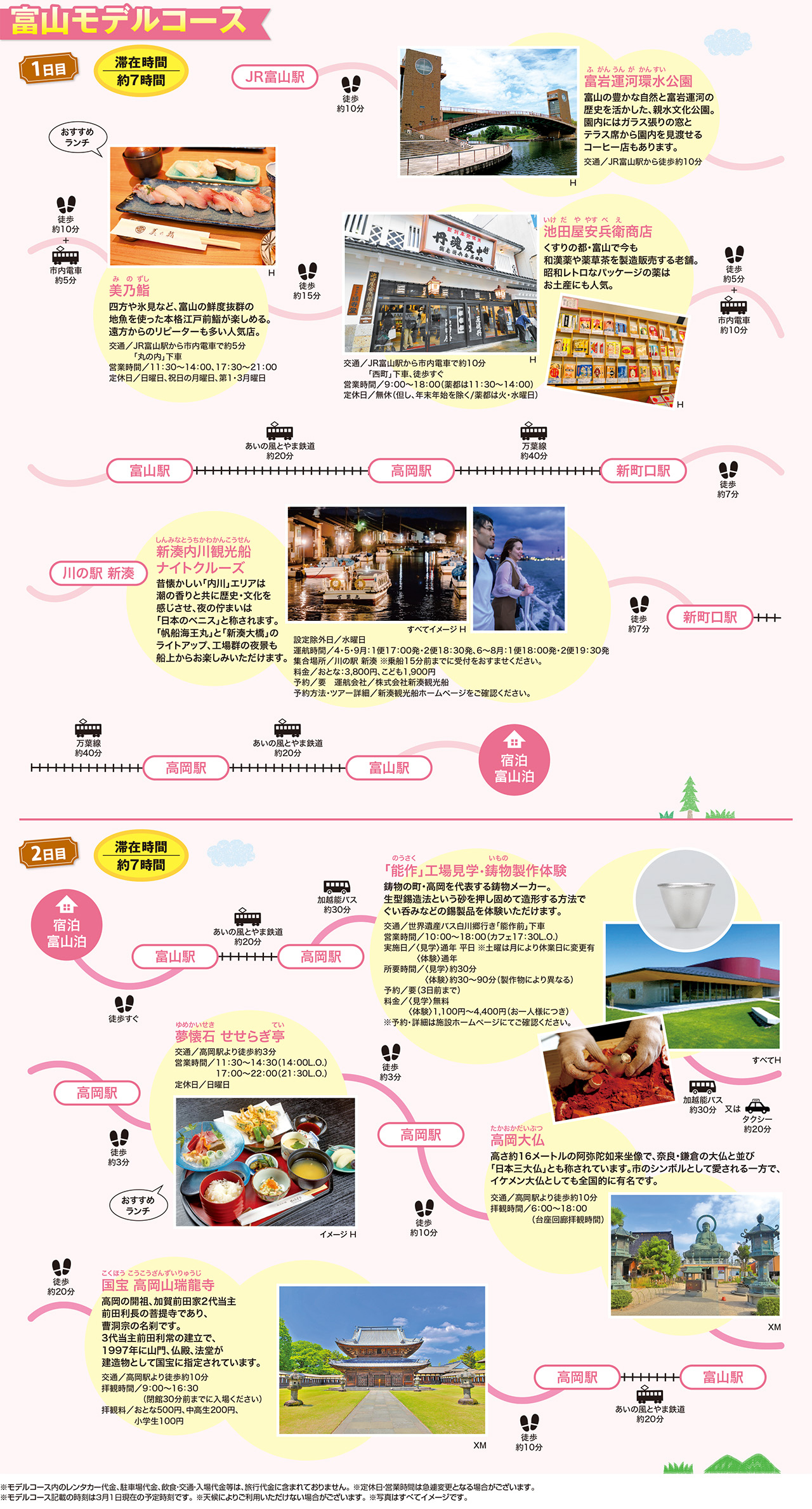 富山モデルコース