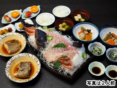 幻の高級魚「若狭まはた」食べ尽くしプラン（夕食プラン）