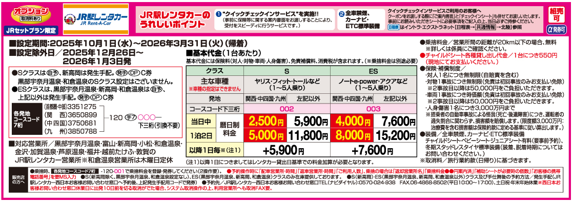 駅レンタカー情報