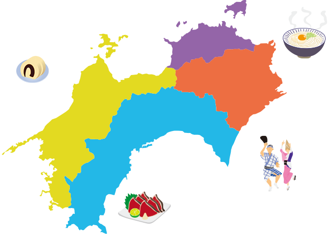 四国地図