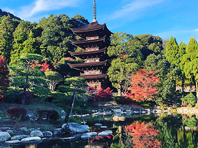 瑠璃光寺五重塔（香山公園）