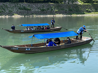 球磨川くだりの写真