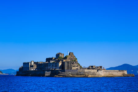 長﨑県　軍艦島