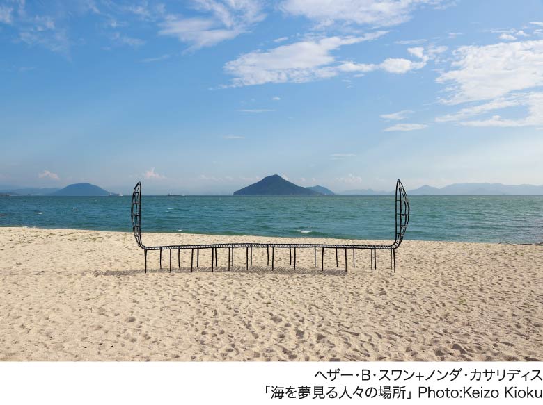 ヘザー・B・スワン+ノンダ・カサリディス／「海を夢見る人々の場所」 Photo:Keizo Kioku