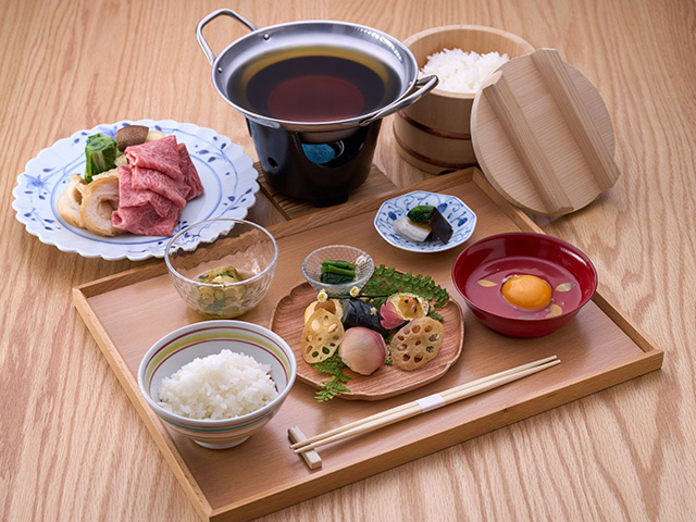 能登牛すき焼き御膳ランチ