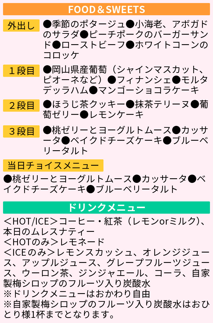 メニュー