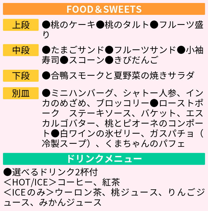 メニュー