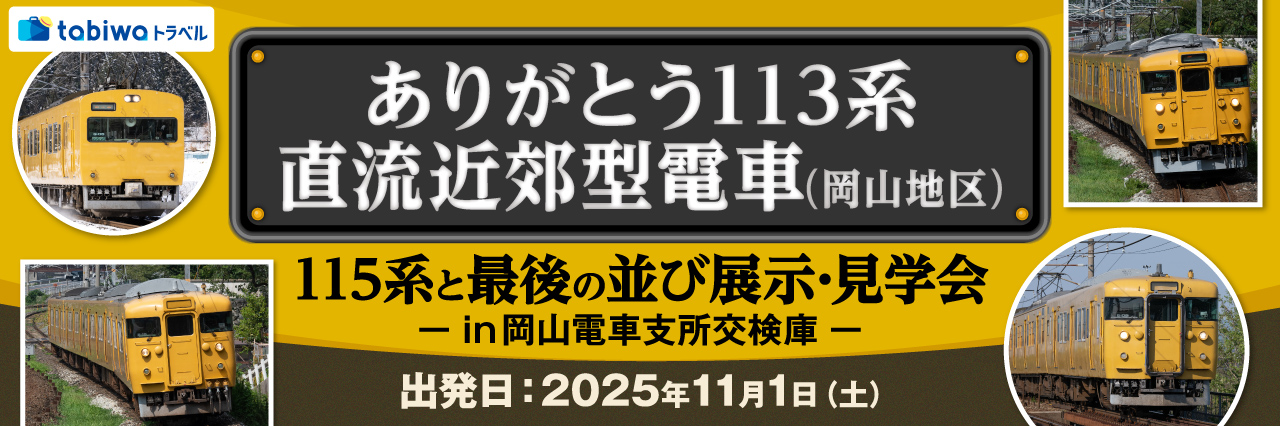 ありがとう113系（岡山地区）115系と最後の並び展示・見学会