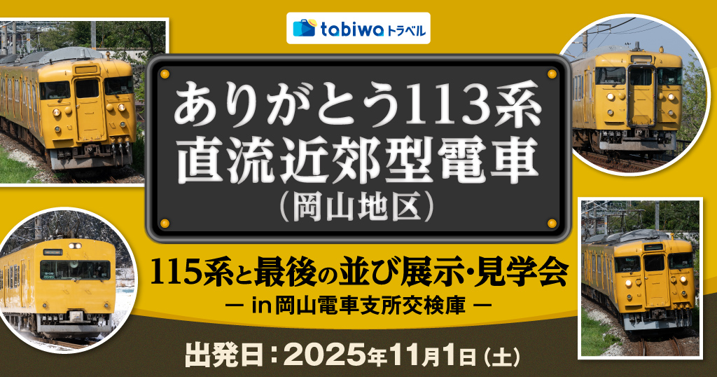 ありがとう113系（岡山地区）115系と最後の並び展示・見学会