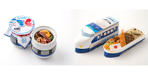 500系新幹線車内でのお弁当