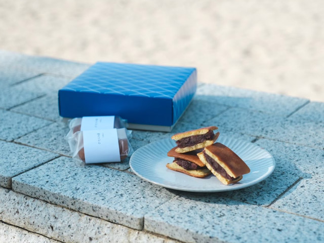 皆生温泉街にある人気の四角いどら焼きの店「どら焼専門店　湯ノ塩」