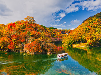 帝釈峡の紅葉