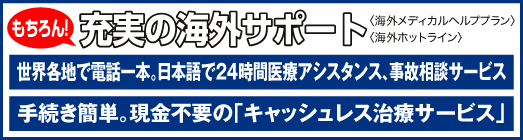 充実の海外サポート