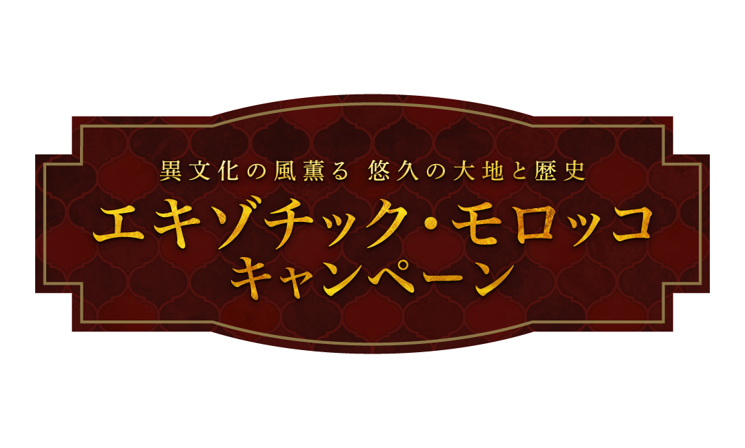 異文化の風薫る 悠久の大地と歴史 エキゾチック・モロッコキャンペーン