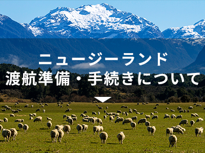 ニュージーランド渡航準備・手続きについて