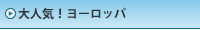 大人気！ヨーロッパ