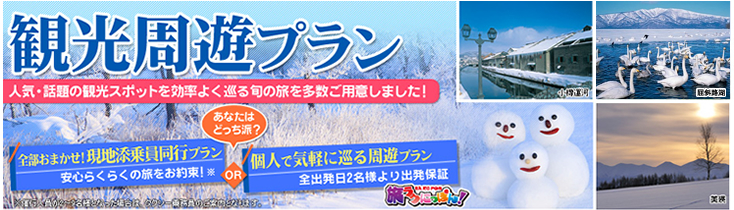 観光周遊北海道