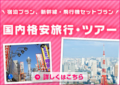 格安の国内旅行・国内ツアー