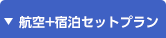 航空＋宿泊セットプラン