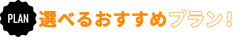選べるおすすめポイント