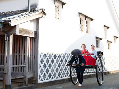 Kimono Style Cafe で着物体験（着物＋人力車＋抹茶体験）