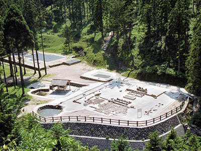 大板山たたら製鉄遺跡（おおいたやまたたらせいてついせき）