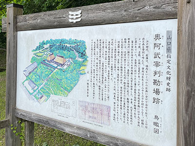 奥阿武宰判勘場跡