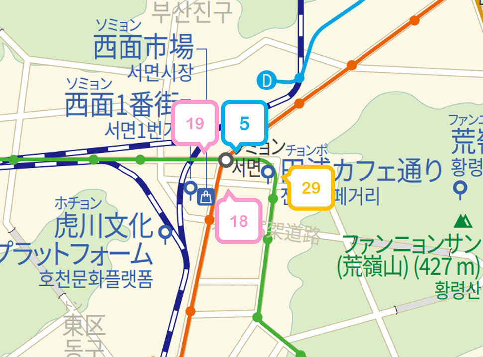 西面エリア詳細MAP