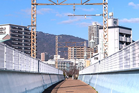 神戸港線廃線（国道２号陸橋）