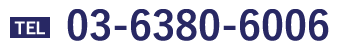 TEL 03-6380-6006