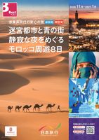 成田発/関空発 迷宮都市と青の街 静寂な夜をめぐる モロッコ周遊8日表紙