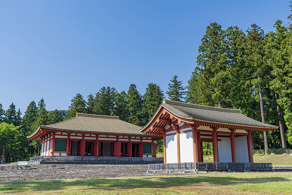 磐梯町 史跡慧日寺跡