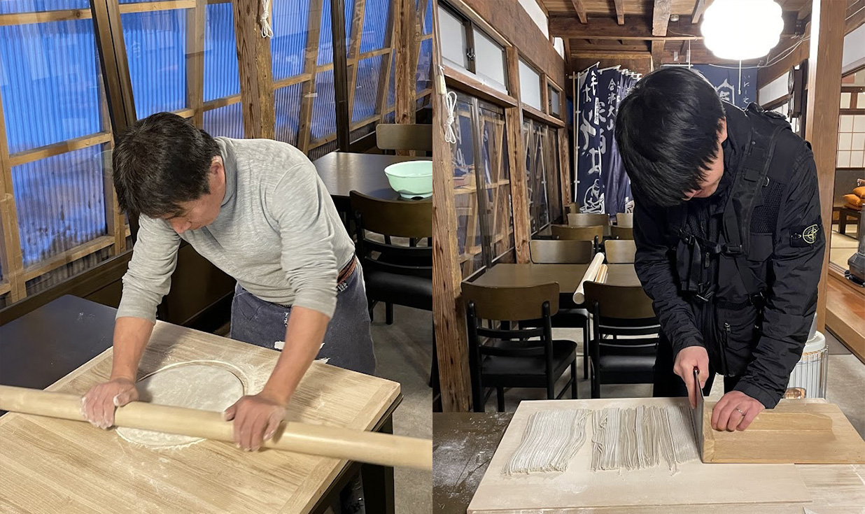 そば打ち体験