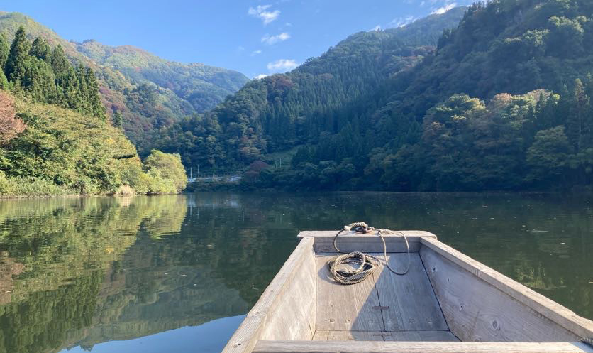 金山町　霧幻峡の渡し5