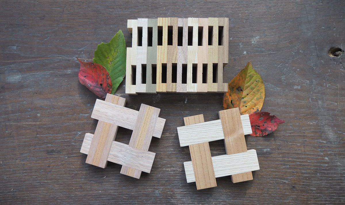組み木コースター1