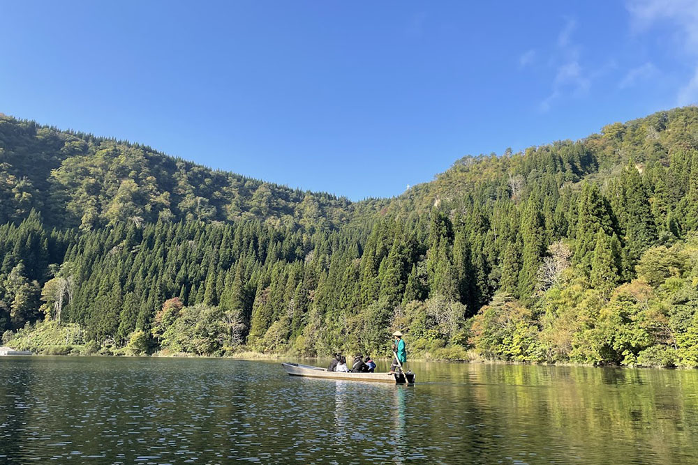 金山町 霧幻峡の渡し