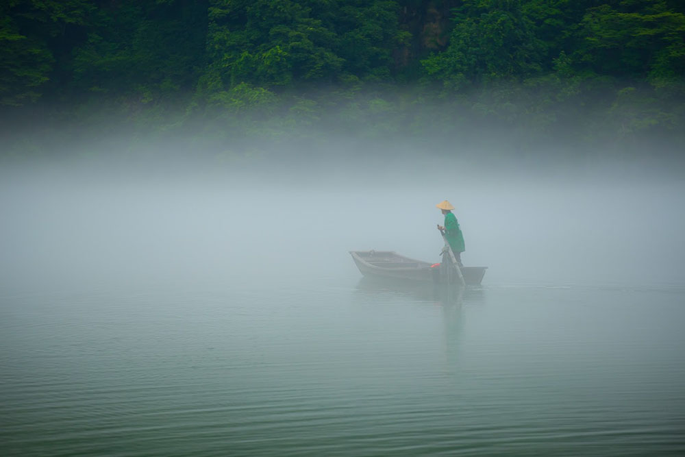 金山町 霧幻峡の渡し