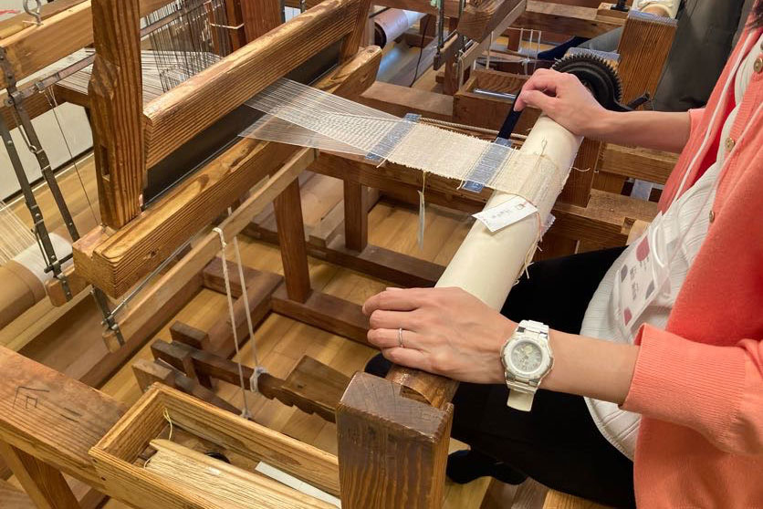 昭和村 からむし織