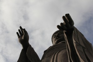 雄大さを感じさせる牛久大仏